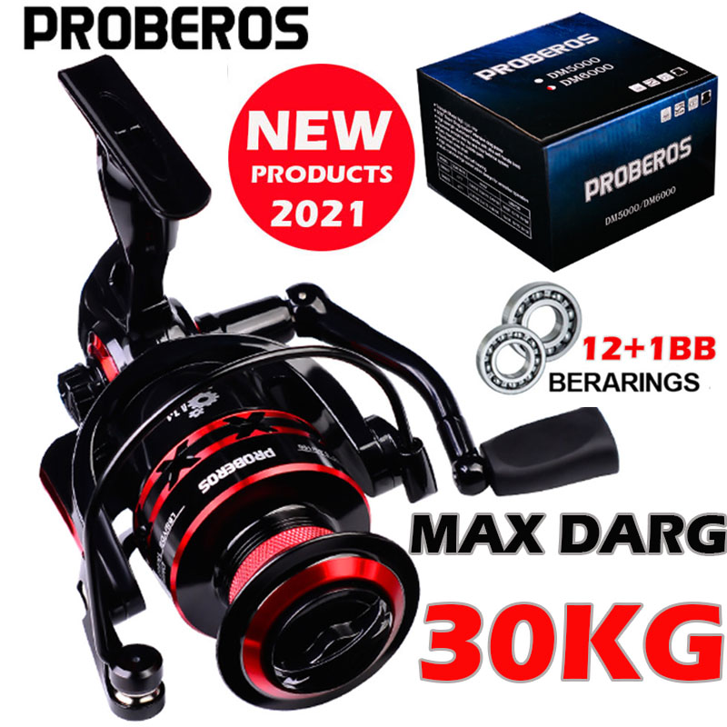 Trolling Reel - PROBEROS スピニングリール 9-23 キロ最大ドラッグ釣りリール 1000-8000 シリーズ