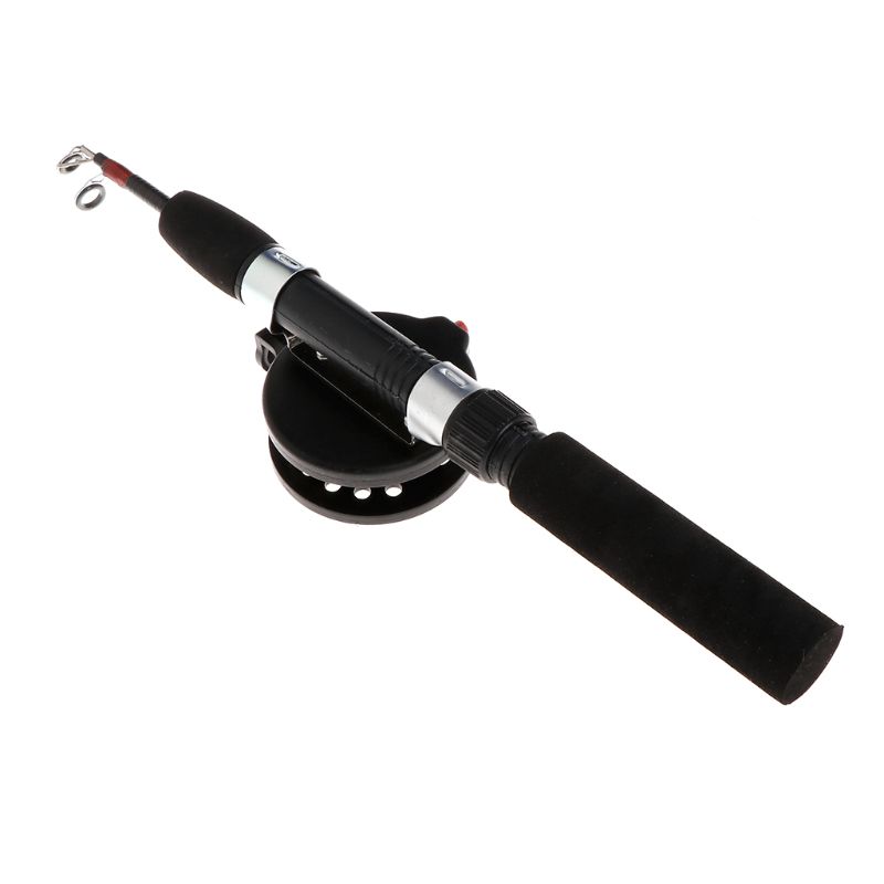 Ice Fishing Reel - YD61 1 セット釣竿釣りリール超短いポータブルミニ冬屋外氷