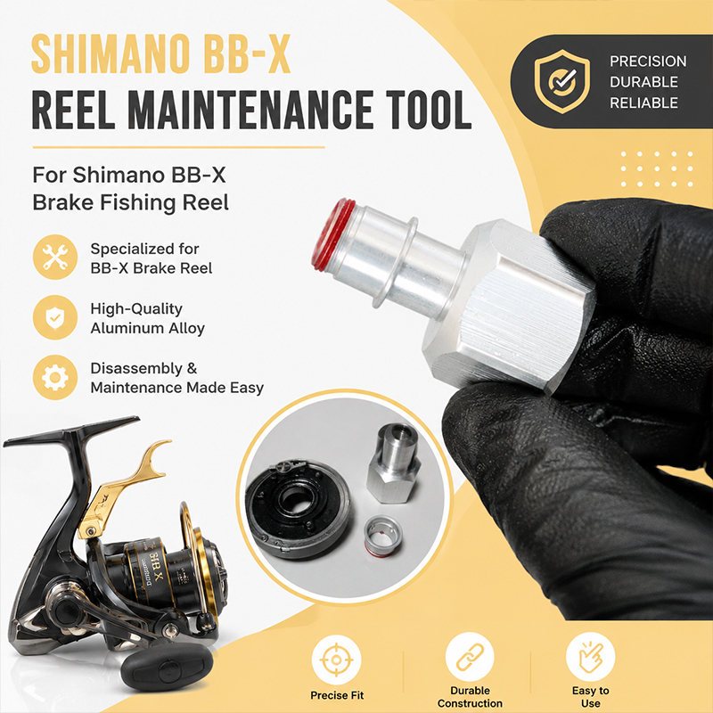 Spinning Reel - 統合アルミニウム合金修理分解ツールシマノ BB-X ハンドブレーキ釣りスピニングリール日常ケア用