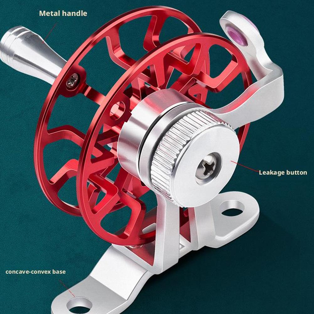 ミニフルメタル釣りリール ポータブルラフトアイスリール 超軽 - Ice Fishing Reel のレビューと価格