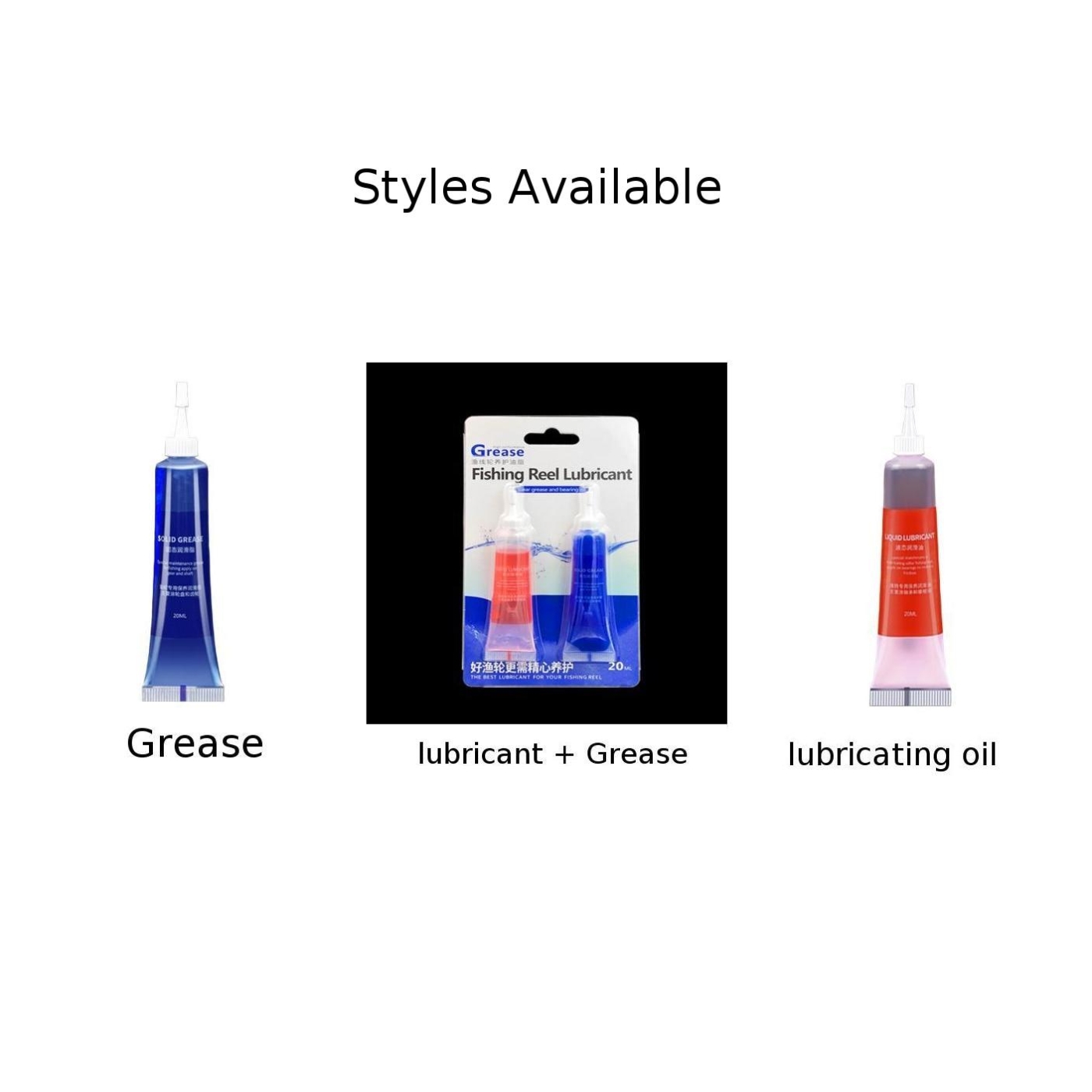1/2 個釣りリール保護グリース潤滑油コンボキット釣りリール - Reel Grease のレビューと価格