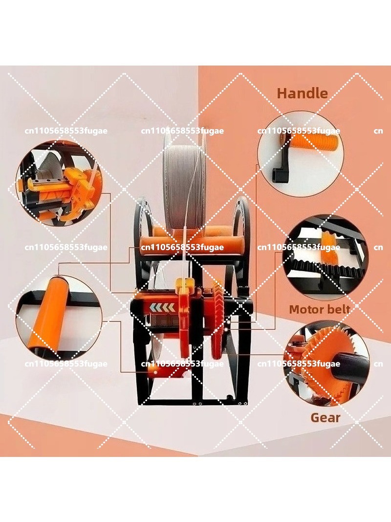 3D 印刷用品巻線機電動スプール 20 センチメートル直径リ - Electric Reel のレビューと価格