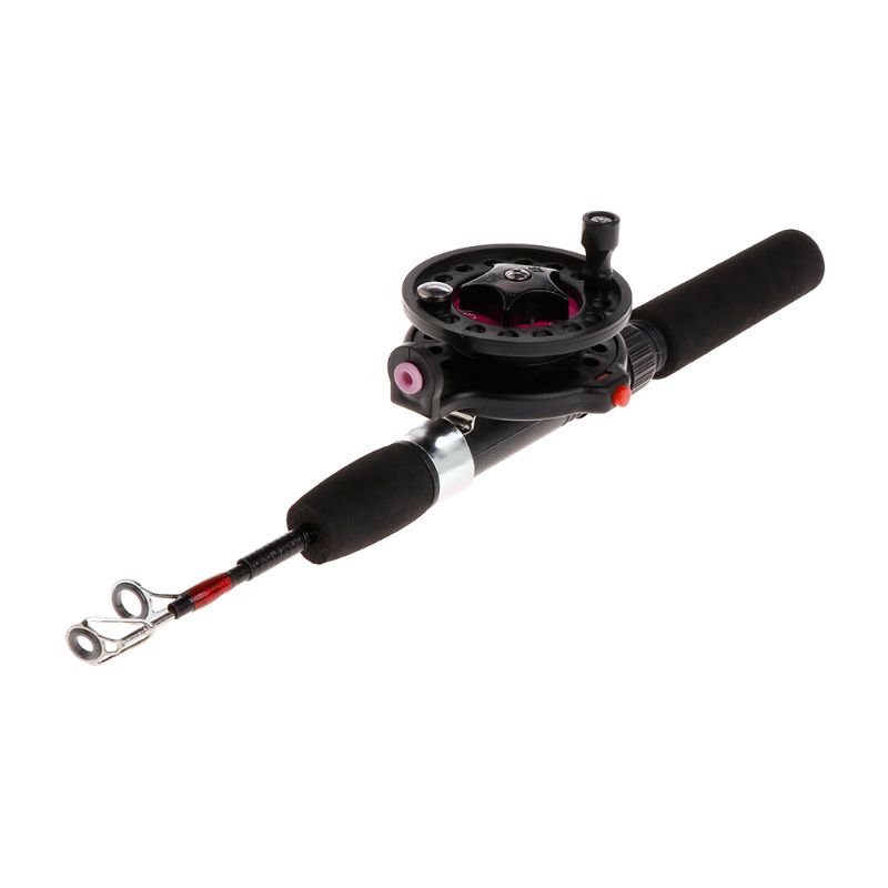 YD61 1 セット釣竿釣りリール超短いポータブルミニ冬屋外 - Ice Fishing Reel のレビューと価格