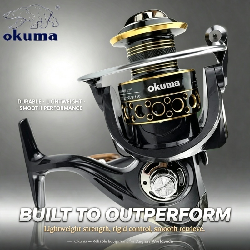 OKUMA-スピニングリール、メタル超軽量釣りリール、釣り道 - Trolling Reel のレビューと価格
