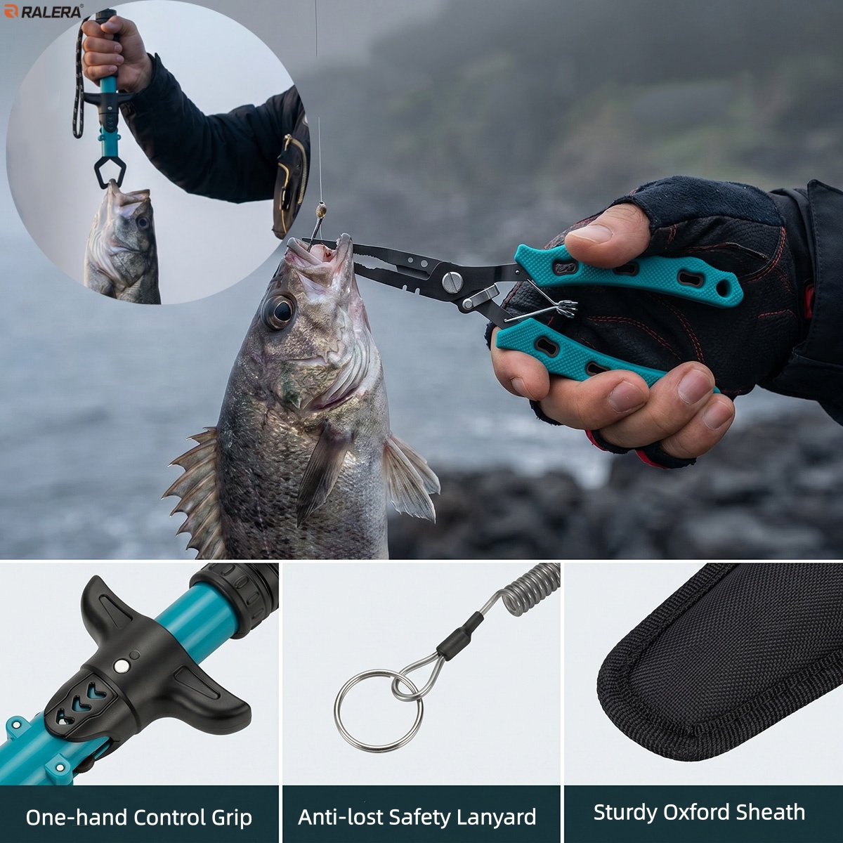 RALERA耐塩水釣り具キット：フィッシングプライヤー、フィ - Baitcasting Reel のレビューと価格
