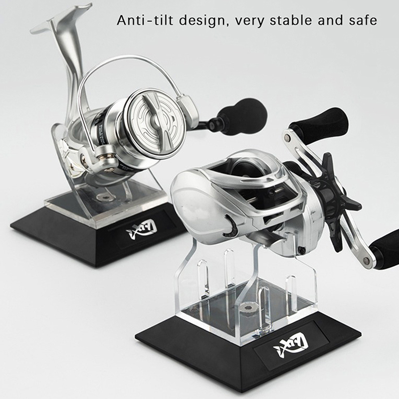 アクリル製釣りリールディスプレイホルダー スピニングベイトキ - Spinning Reel のレビューと価格